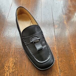 Mezlan Women's Black Leather Loafers Sz.6.5